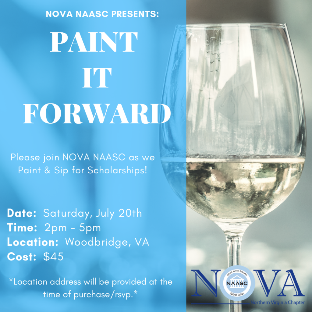 Paint and Sip for Scholarships - A NoVA NAASC Scholarship Fundraising Event